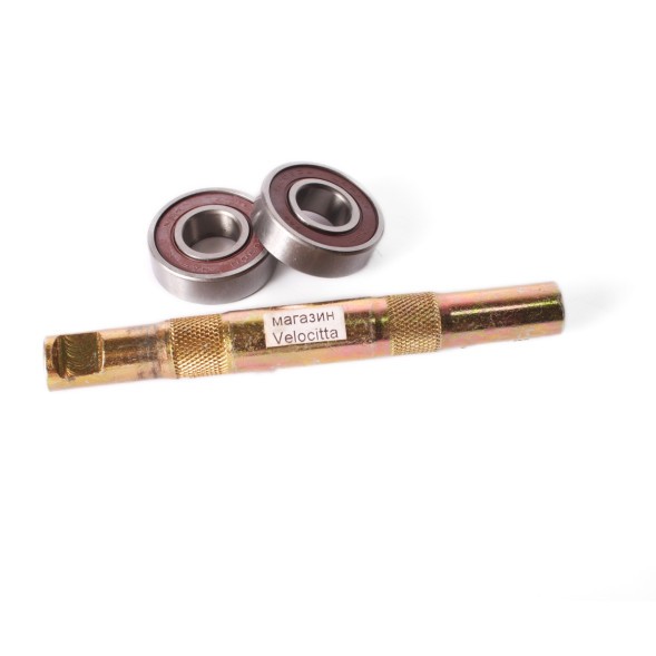 Каретка-картридж педального узла, под клинья, ось 145 мм, с 203 промподшипником NSK, Япония