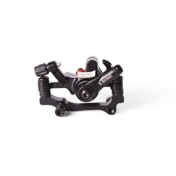 Калипер велосипедный S.Shine, 160/180 мм, без диска, с болтами, черный