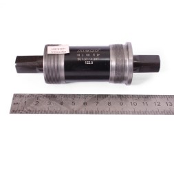 Каретка велосипедная Neco B910P-1225, 68 мм, 122.5 мм, SQR, на промподшипниках, стальные чашки