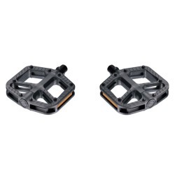 Велосипедные педали HF-856, 108x100 мм, 9/16&amp;quot; пластик/сталь, с отражателями, черный