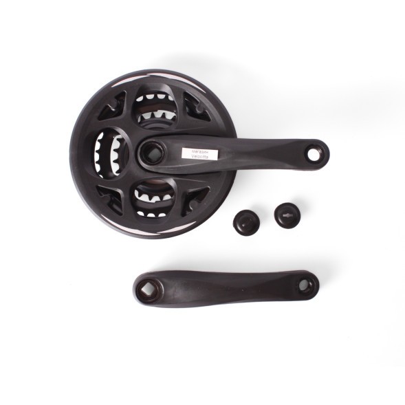 Система шатунов велосипедная PC33-S2442FG-1, сталь, D-EDх3, 42/34/24Т, 170 мм, SQR, 9/16&amp;quot;, с защитой