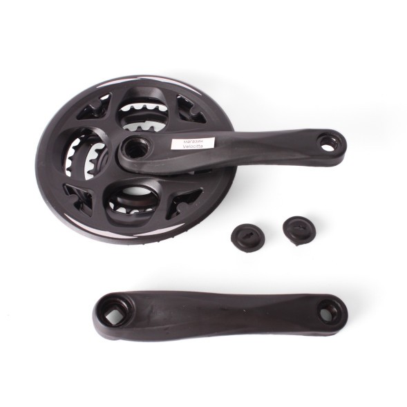 Система шатунов велосипедная PC33-S2442FG-1, сталь, D-EDх3, 42/34/24Т, 170 мм, SQR, 9/16&amp;quot;, с защитой