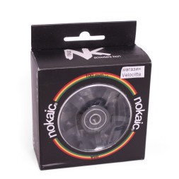 Набор колес для самоката Nokaic, алюминиевый с подшипником Abec 9, 100 мм, черный, 2 шт