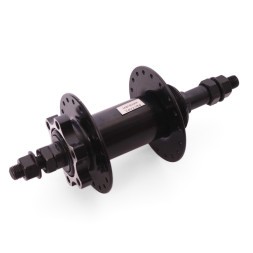 Втулка задняя 44 R black, стальная, ось 3/8&amp;quot;х135x175 мм, под диск, под трещотку, на гайках, 36 отверстий, торг. уп.