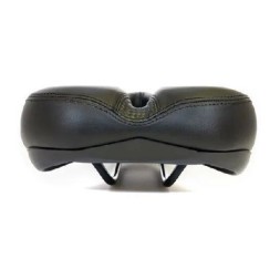 Седло велосипедное Hongfei HF-AZ-70165-0-BK, спортивное, 270x165 мм, с вентиляцией, Black