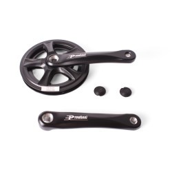 Система шатунов Prowheel PRO-Q36PP, алюминиевый, 36T, 170 мм, резьба 9/16&amp;quot;, с защитой, черный