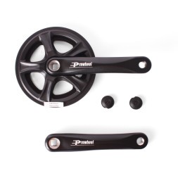 Система шатунов Prowheel PRO-Q36PP, алюминиевый, 36T, 170 мм, резьба 9/16&amp;quot;, с защитой, черный