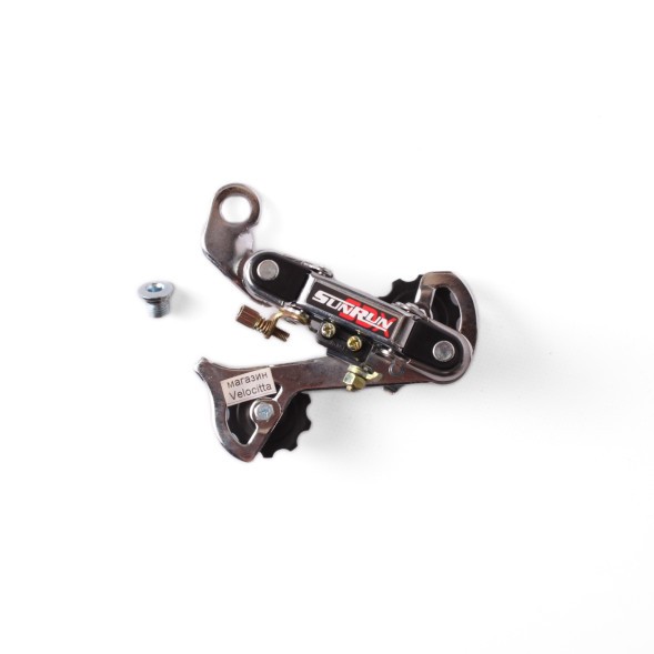 Переключатель велосипедный SunRun HG-04, задний, 6 скоростей, для Tourney TY-21-B, установка на болт, 35T, серебристый