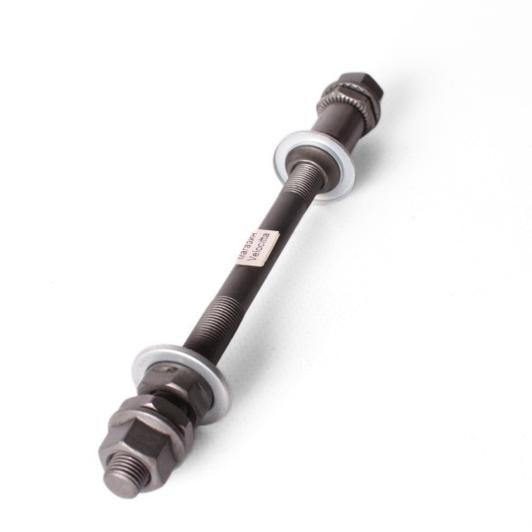 Ось велосипедная Shunfeng, задняя, 3/8&amp;quot;x170 мм, сталь, конуса с пыльниками