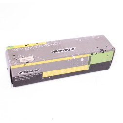 Каретка велосипедная Neco B910P-1275, 68 мм, 127.5 мм, SQR, с пром. подшипниками, стальные чашки