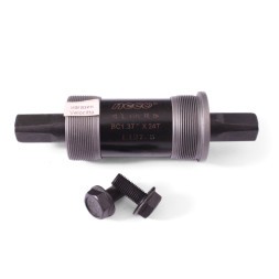 Каретка велосипедная Neco B910P-1275, 68 мм, 127.5 мм, SQR, с пром. подшипниками, стальные чашки