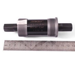 Каретка велосипедная Neco B910P-1275, 68 мм, 127.5 мм, SQR, с пром. подшипниками, стальные чашки