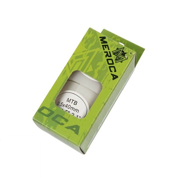 Антипрокольная лента Meroca 27.5&amp;quot;, для покрышек, комплект на 2 колеса, белый