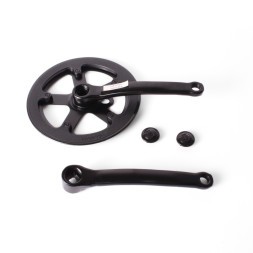 Система шатунов велосипедная Golden Swallow GS-S112A, сталь, 40Т, 170 мм, под квадрат, резьба 9/16", черный