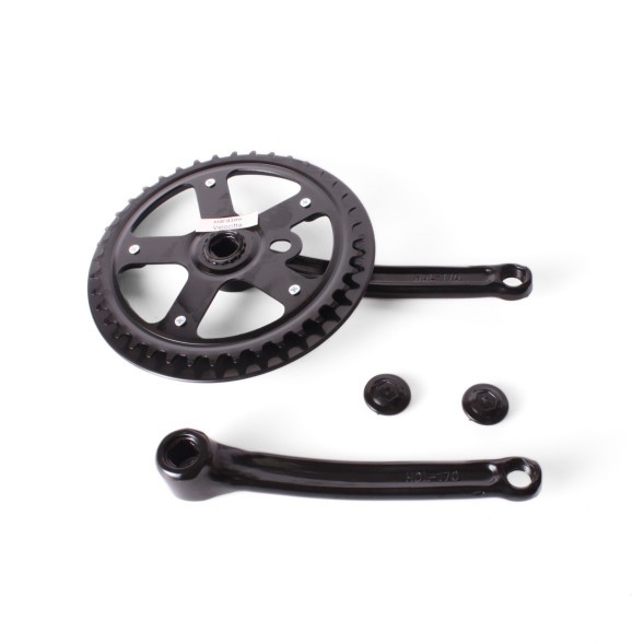 Система шатунов велосипедная Golden Swallow GS-S112A, сталь, 40Т, 170 мм, под квадрат, резьба 9/16&amp;quot;, черный