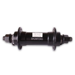 Втулка велосипедная Shunfeng, передняя, 140 мм, 36H, алюминий, промподшипник, черный
