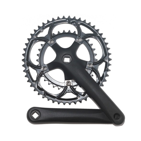 Комплект шатунов (система) Prowheel ARROW-110, 170 мм, 50/34T, SQR, 8/9 ск., 9/16, алюминий, черный