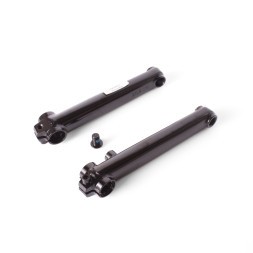 Система велосипедная SAMOX BFC-23S, BMX, сталь, под шестигранник, 8 шлицов, полые шатуны 170 мм, черный