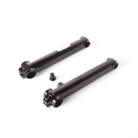 Система велосипедная SAMOX BFC-23S, BMX, сталь, под шестигранник, 8 шлицов, полые шатуны 170 мм, черный