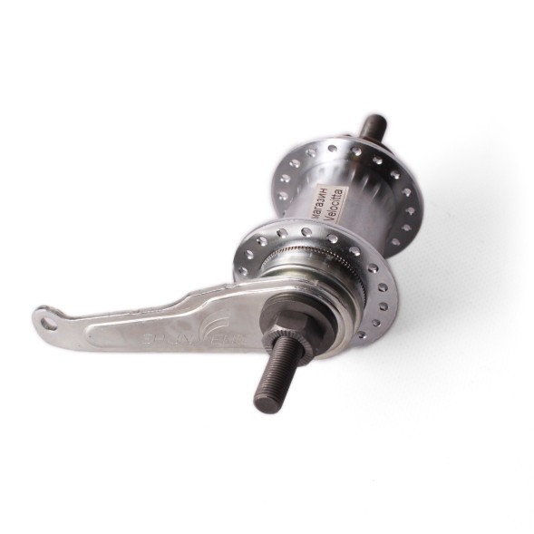 Втулка велосипедная Shunfeng SF-CT01, задняя, с рисками, 160 мм, 36 отверстий, хром