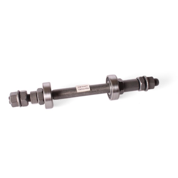 Ось велосипедная задняя Shunfeng, 3/8&amp;quot;x175 мм, сталь, с промподшипником