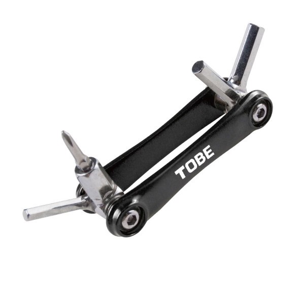 Набор велоинструментов Tobe 2123, складной 5 предметов, шестигранники 4/5/6/8 мм, 2 отвертки, B976090