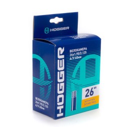 Камера велосипедная Hogger TBHG 26&amp;quot;х 1.95/2.125, AV-60 мм, авто-ниппель, бутил, торг. упаковка