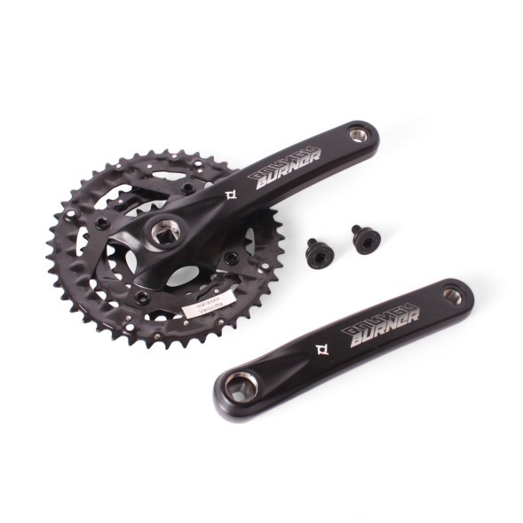 Система шатунов велосипедная Prowheel XTC-401, алюминий, 44/32/22T, 170 мм, ромб, с болтами, резьба 9/16&amp;quot;, Chainline: 50, съемные звезды BCD 104/64 мм, черный