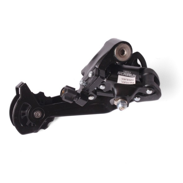 Переключатель задний SunRun RD-HG-36A, длинная лапка, на болт, 7/8 скоростей, для Altus RD-M370-L-SGS, длинная лапка, резьба