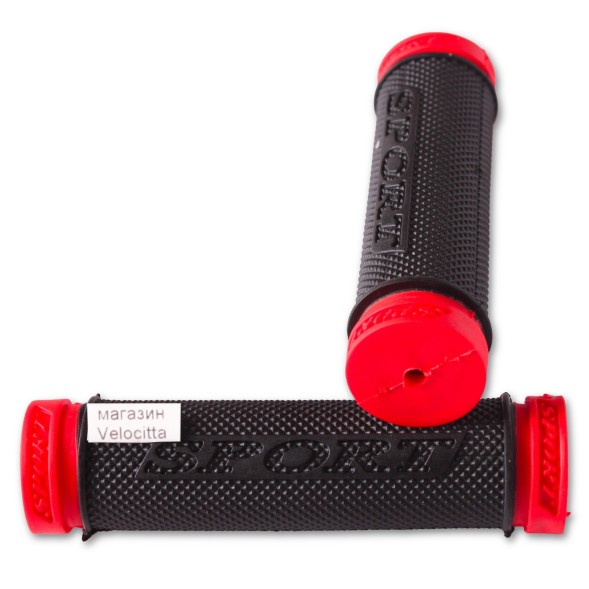 Грипсы велосипедные &amp;quot;Sport&amp;quot; TC-G100, 120 мм, резиновые, красный