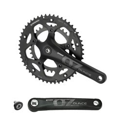 Комплект шатунов (система) Prowheel Ounce 521C-N, 170 мм, 50/34T, 1/2x3/32, алюминиевые шатуны, SBB, Black