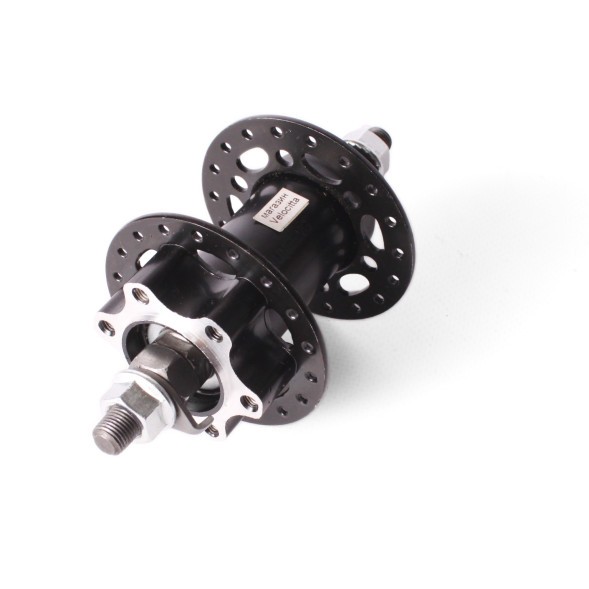 Втулка велосипедная Shunfeng, передняя, 140 мм, под диск (6 болтов), 36 отверстий, на гайках