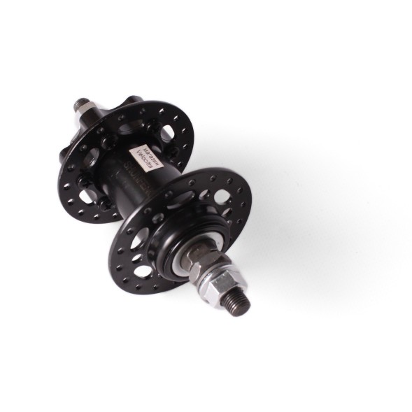 Втулка велосипедная Shunfeng, передняя, 140 мм, под диск (6 болтов), 36 отверстий, на гайках