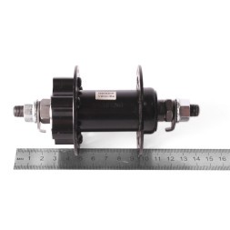 Втулка велосипедная Shunfeng, передняя, 140 мм, под диск (6 болтов), 36 отверстий, на гайках