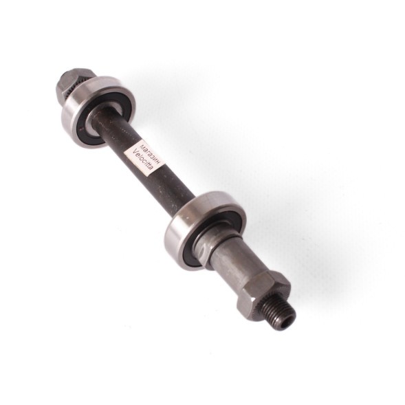 Ось велосипедная Shunfeng, задняя, 3/8&amp;quot;x145 мм, сталь, под эксцентрик, с промподшипником (6200)