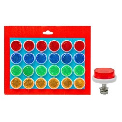 Катафоты велосипедные, набор, 24 шт., блистер