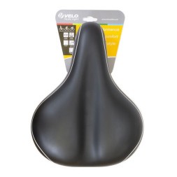 Велоседло Velo SD-VL-6104-0-BK, 275x211 мм, комфорт, вакуумное, эластомерное, черное
