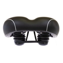 Велоседло Velo SD-VL-6104-0-BK, 275x211 мм, комфорт, вакуумное, эластомерное, черное