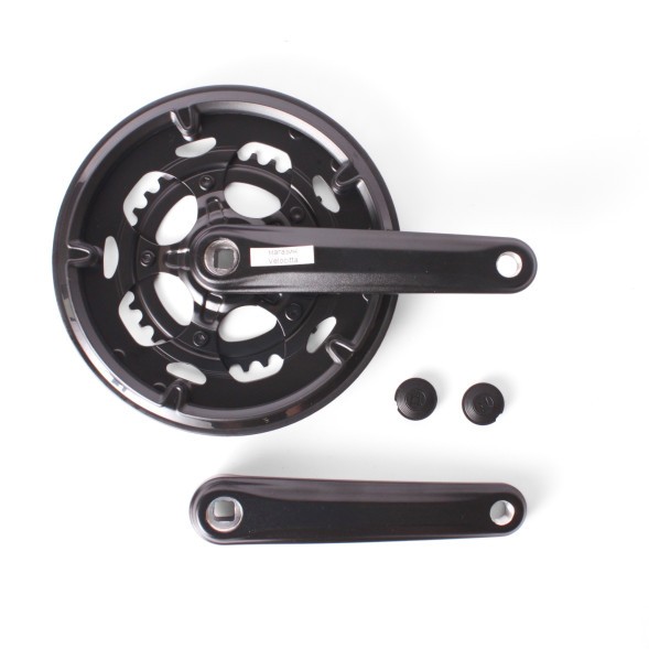 Система шатунов велосипедная Prowheel AE-221P, 50/34 зубов, 170 мм, 9/16&amp;quot;, алюминиевый, черный