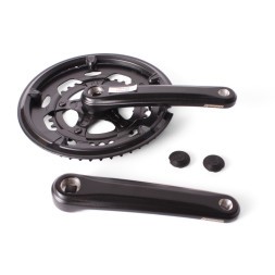 Система шатунов велосипедная Prowheel AE-221P, 50/34 зубов, 170 мм, 9/16&amp;quot;, алюминиевый, черный