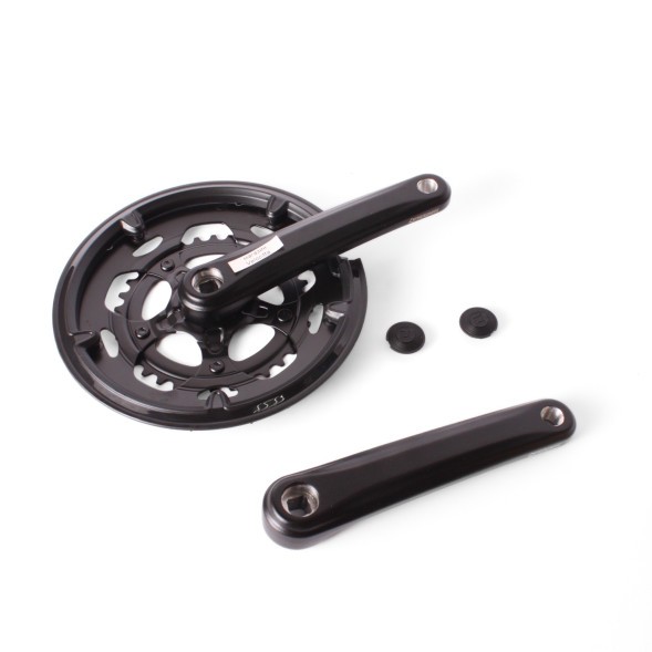 Система шатунов велосипедная Prowheel AE-221P, 50/34 зубов, 170 мм, 9/16&amp;quot;, алюминиевый, черный