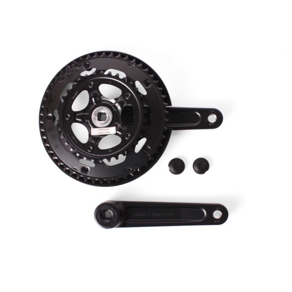 Система шатунов велосипедная Prowheel AE-221P, 50/34 зубов, 170 мм, 9/16&amp;quot;, алюминиевый, черный