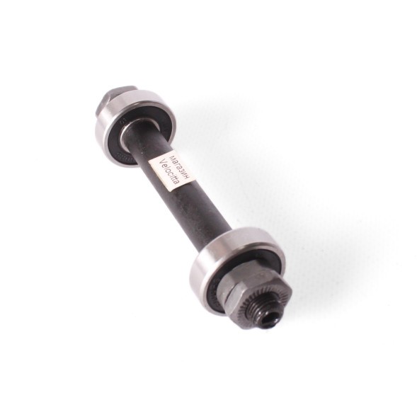 Велосипедная ось Shunfeng, передняя, 3/8&amp;quot;x108 мм, под эксцентрик, промподшипники (6000)