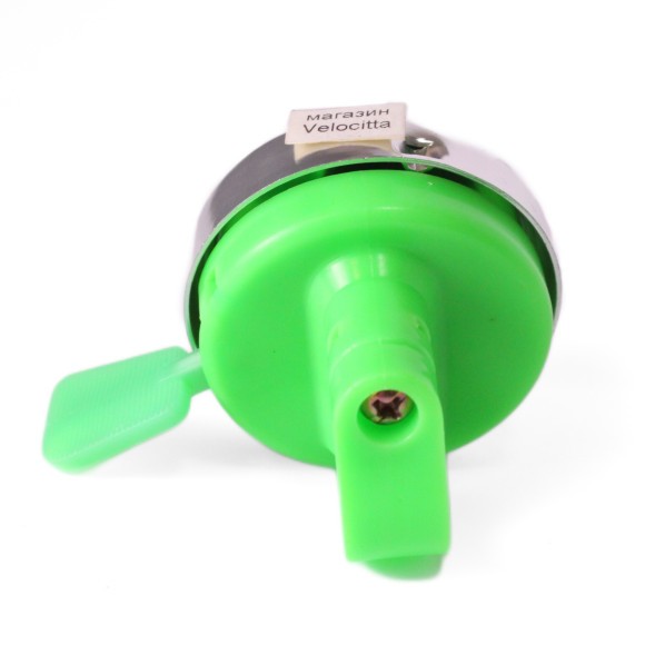 Звонок с компасом, AL/пл, большой, зеленый