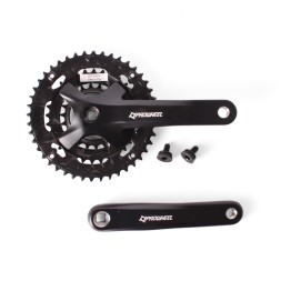 Система велосипедная Prowheel MPE-401-9S, 44х32х22T зубьев, шатун 175 мм, с болтами, ромб, 9/16", Chainline: 50, черный