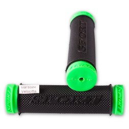 Ручки на руль для велосипеда &amp;quot;Sport&amp;quot; TC-G100, 120 мм, резина, зеленый