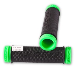 Ручки на руль для велосипеда &amp;quot;Sport&amp;quot; TC-G100, 120 мм, резина, зеленый