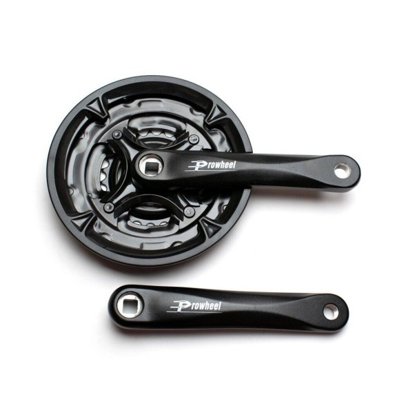 Комплект шатунов (система) Prowheel FC-MA-AC49, 170 мм, 42x34x24T, алюминий, SQR, 9/16, Black