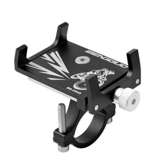 Держатель для смартфона Phone Holder BG-2925, 4.0&amp;quot;-7.5&amp;quot;, алюминиевый, на руль, черный