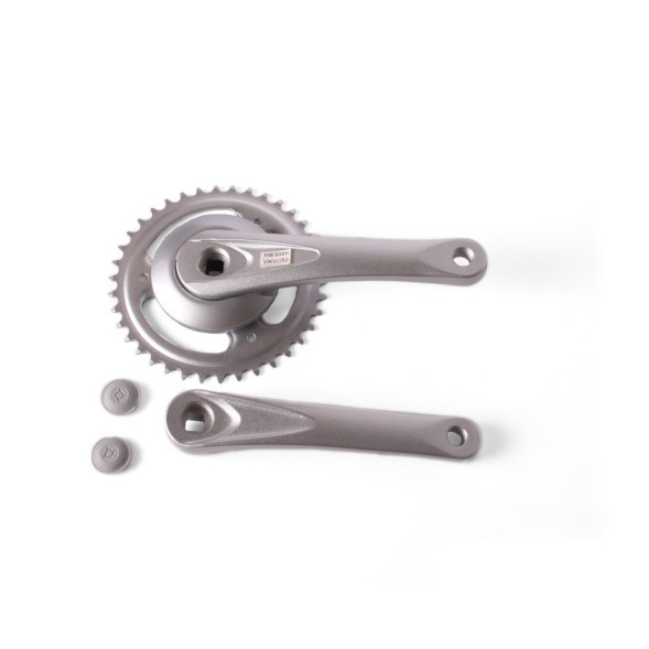 Система шатунов велосипедная Prowheel PRO-A38(92), алюминиевые, 170 мм, 38T, 9/16&amp;quot;, 1/2x1/8&amp;quot;, серебристый